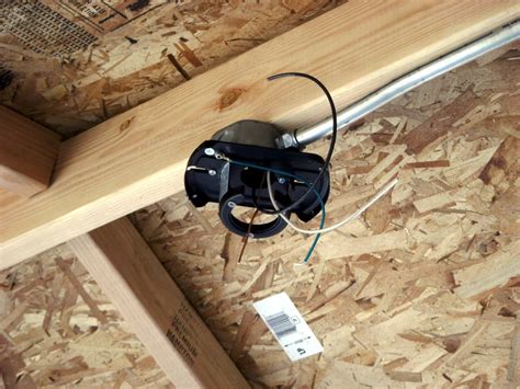 metal side set electrical box ceiling fan to joist|mounting ceiling fans to joists.